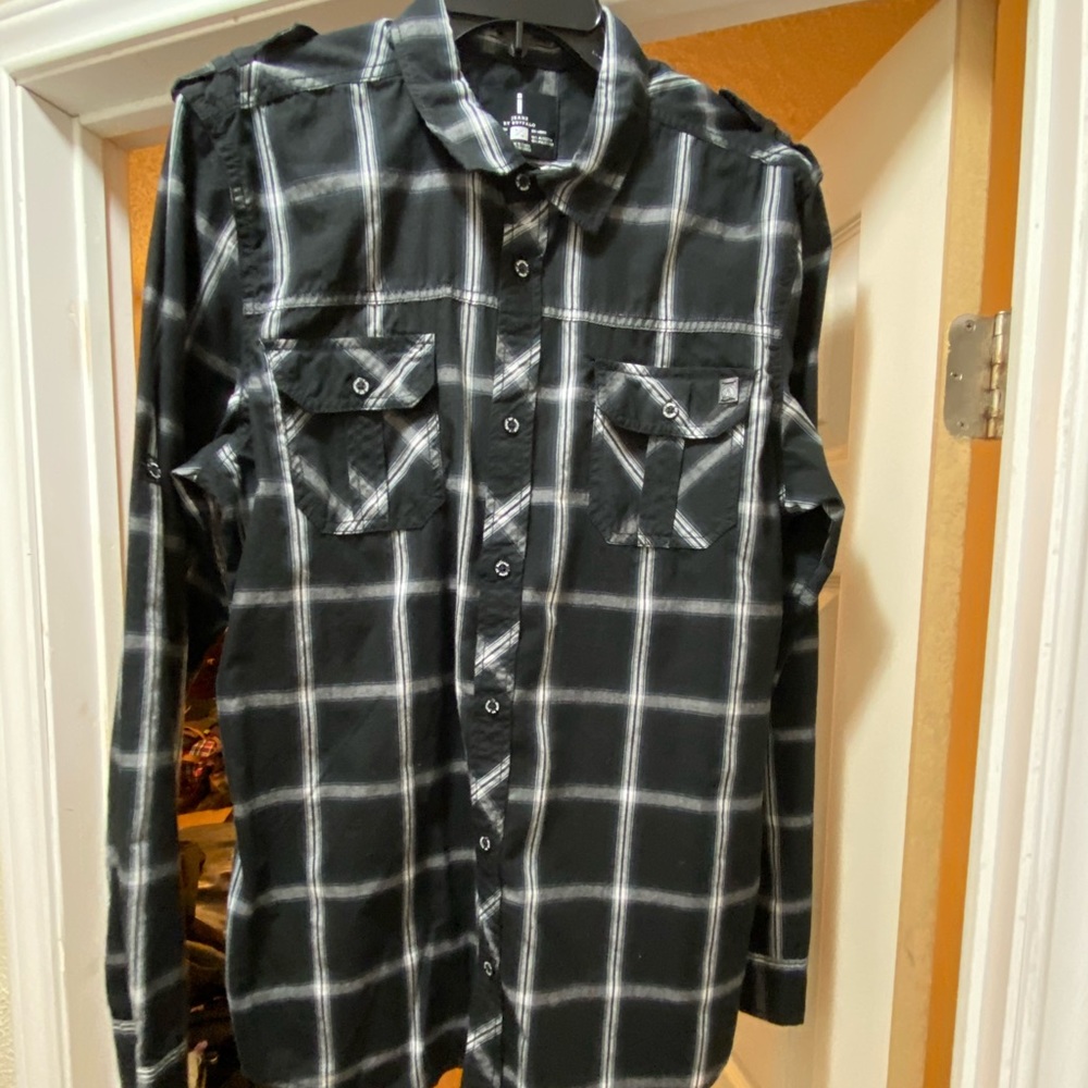 Men’s iJeans by Buffalo Long Sleeve Dress Shirt